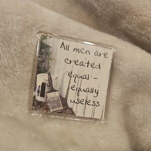 Square Kitchen Magnet with Quote